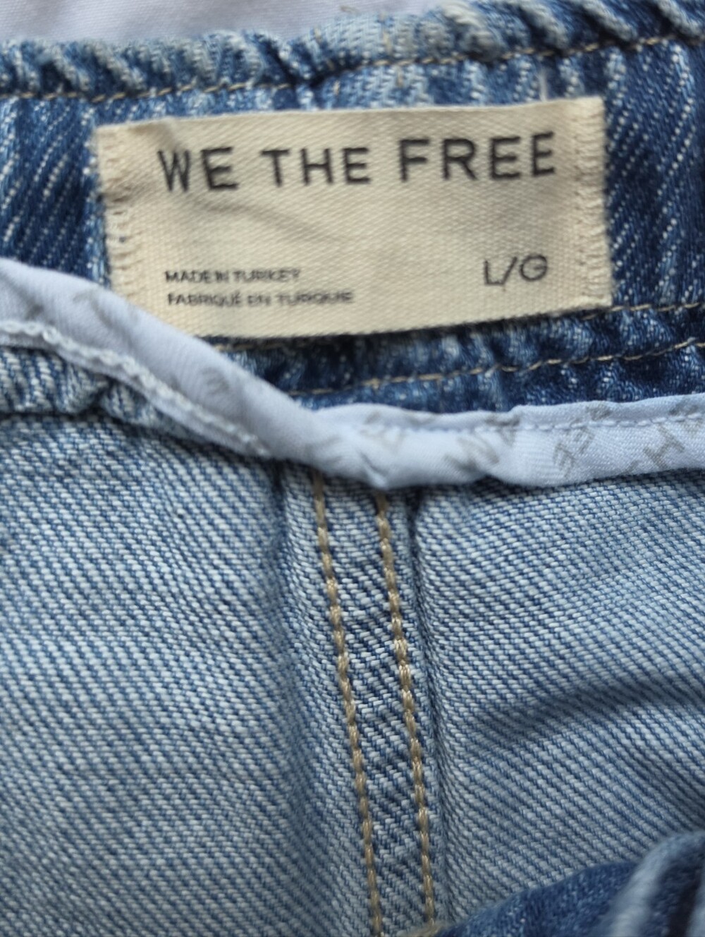 NWOT We The Free Logan Cinched Cargo Jeans with Drawstring Waist - Picture 14 of 14